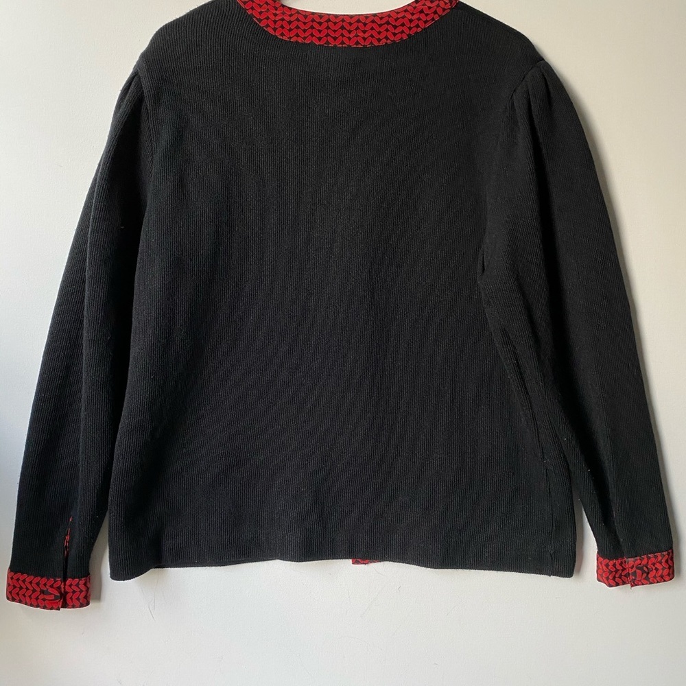 VTG Anastasia Long sleeve cardigan sweater, Sz 16 - Picture 5 of 6